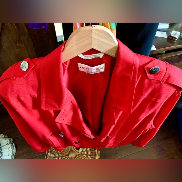 Vintage Liz Claiborne lightweight Moto Military bomber jacket - Picture 3 of 6